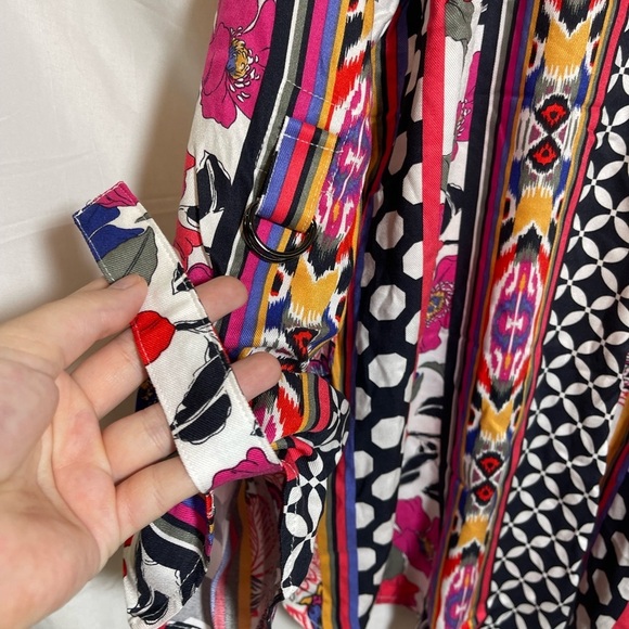 Ruby Rd. Multicolor Floral and Geometric Button Down Shirt - Picture 4 of 7